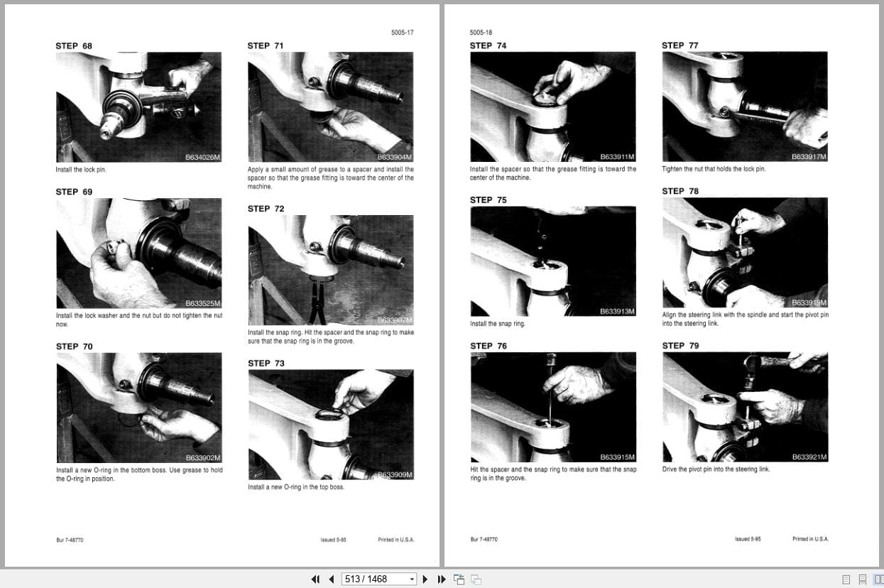 Case Loader Backhoe L Series Service Manual 7 48854 (2)