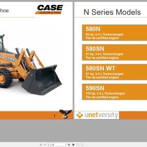 Case Loader Backhoe N Series Tier 4 Service Training Manual (1)