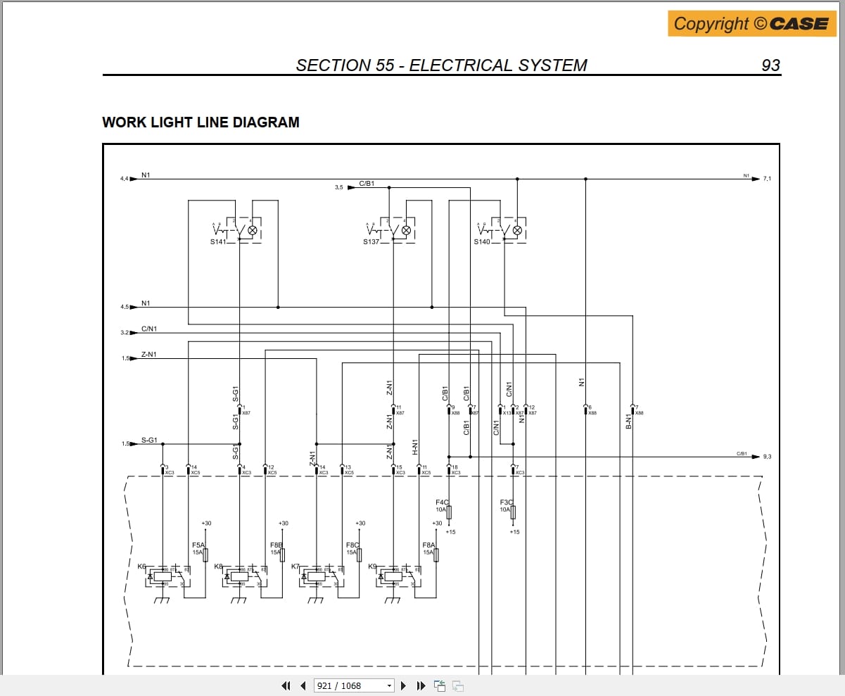 Case Loader Backhoe Series 3 580SR 580SR+ 590SR 695SR Service Manual 87643852B (4)