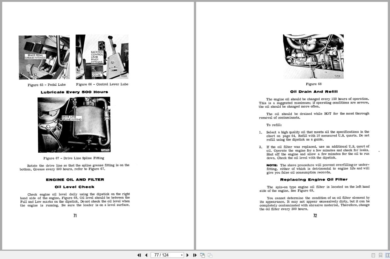 Case Loader Backhoe Series C 680CK Operators Manual 9 2762 (2)