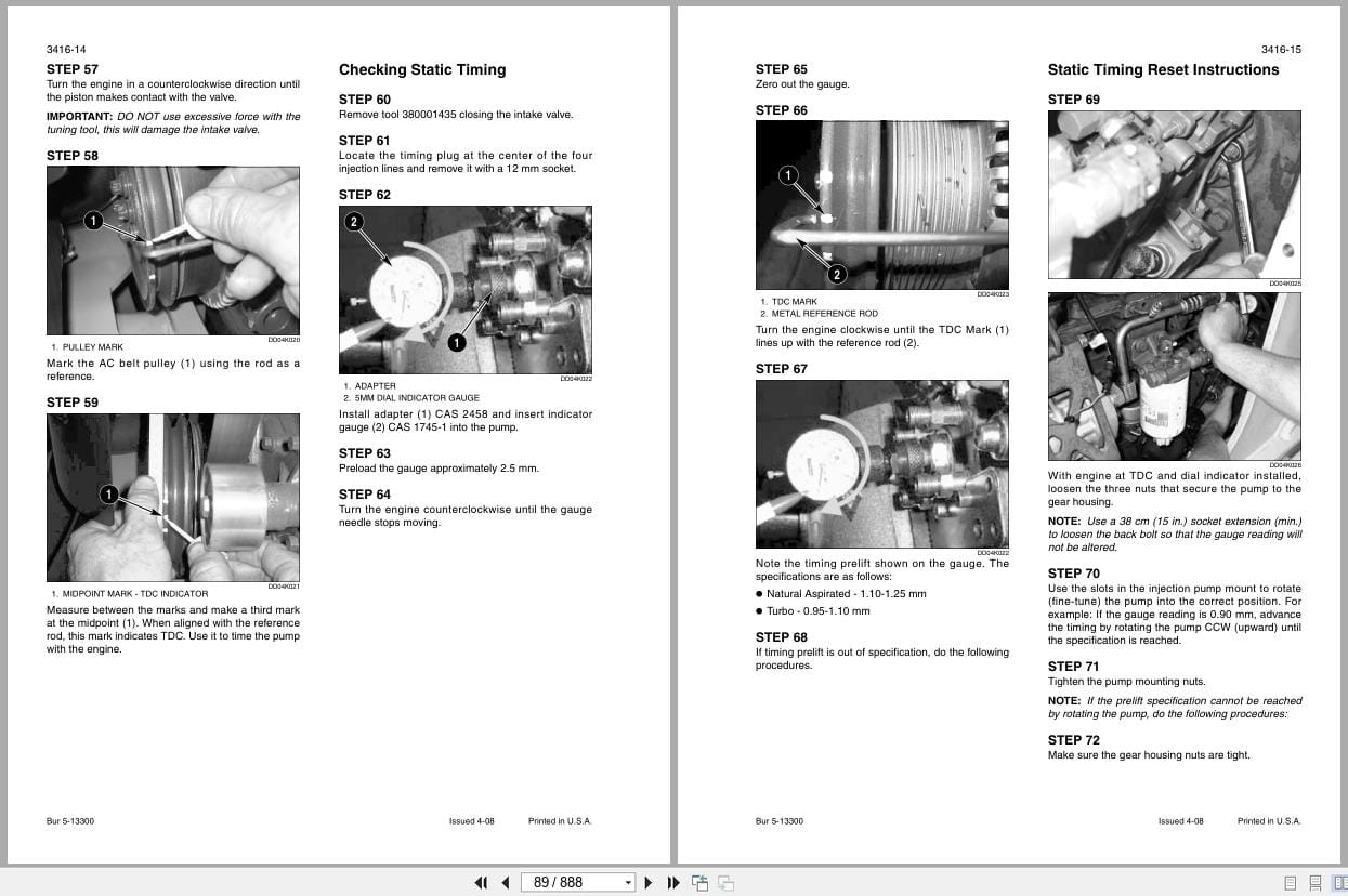Case Loader Landscaper 570MXT Series Tier 3 Repair Manual 87728463NA (2)