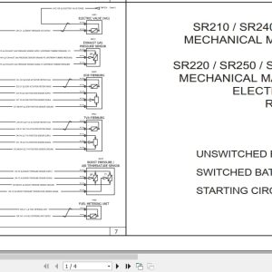 Case Loader SR210 to TV380 Electrical Schematic RAC47886259 (1)