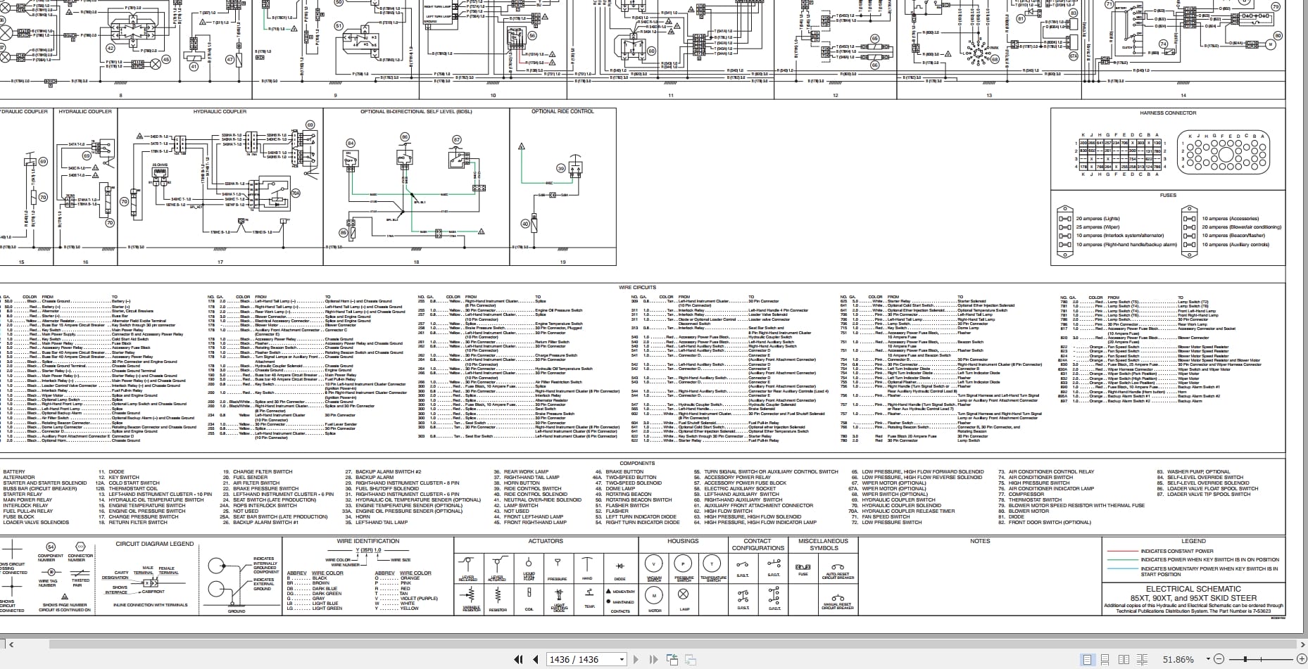 Case Skid Steer Loader 85XT 90XT 95XT Service Manual 7 52254 (4)