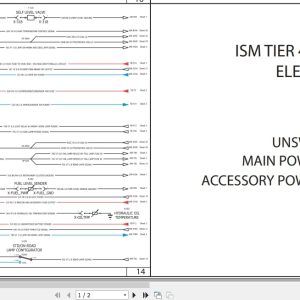 Case Skid Steer Loader SR130 SR160 ISM Tier 4 Electrical Schematic RAC47547359 (1)