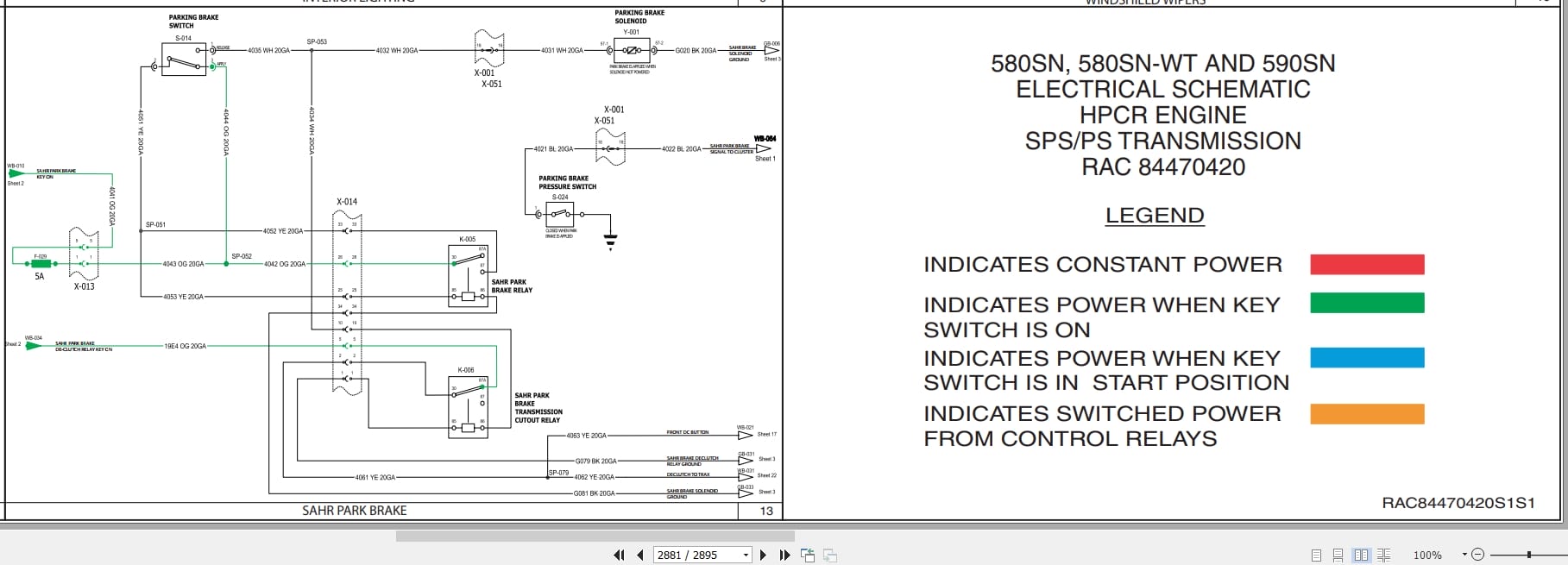 Case Tractor Loader Backhoe 580N 580SN WT 580SN 590SN Service Manual 84516378 (3)