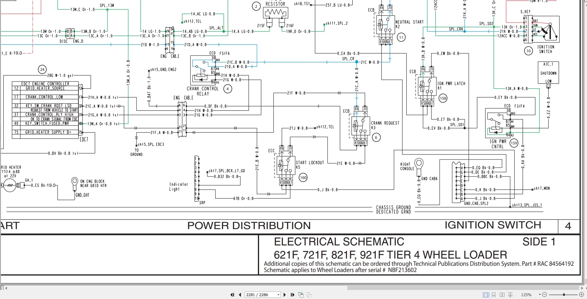 Case Wheel Loader 621F 721F Tier 4 Service Manual 84605841 (3)