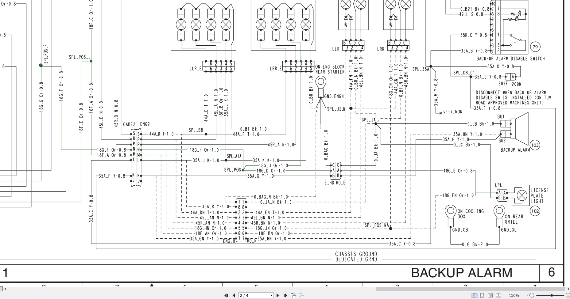 Case Wheel Loader 621F to 921F Tier 2 Electrical Schematic RAC47466139 (2)