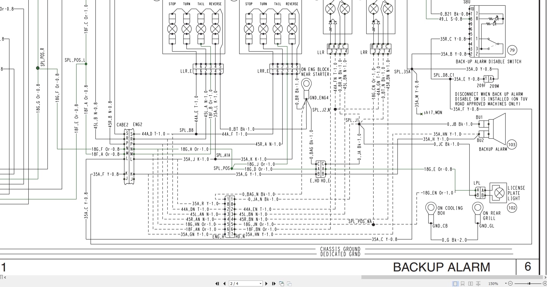 Case Wheel Loader 621F to 921F Tier 4 Electrical Schematic RAC47466138 (2)