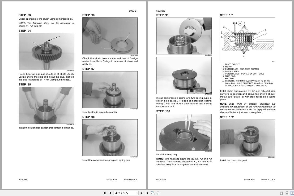 Case Wheel Loader 821E Tier 3 Service Manual 84299244 (2)