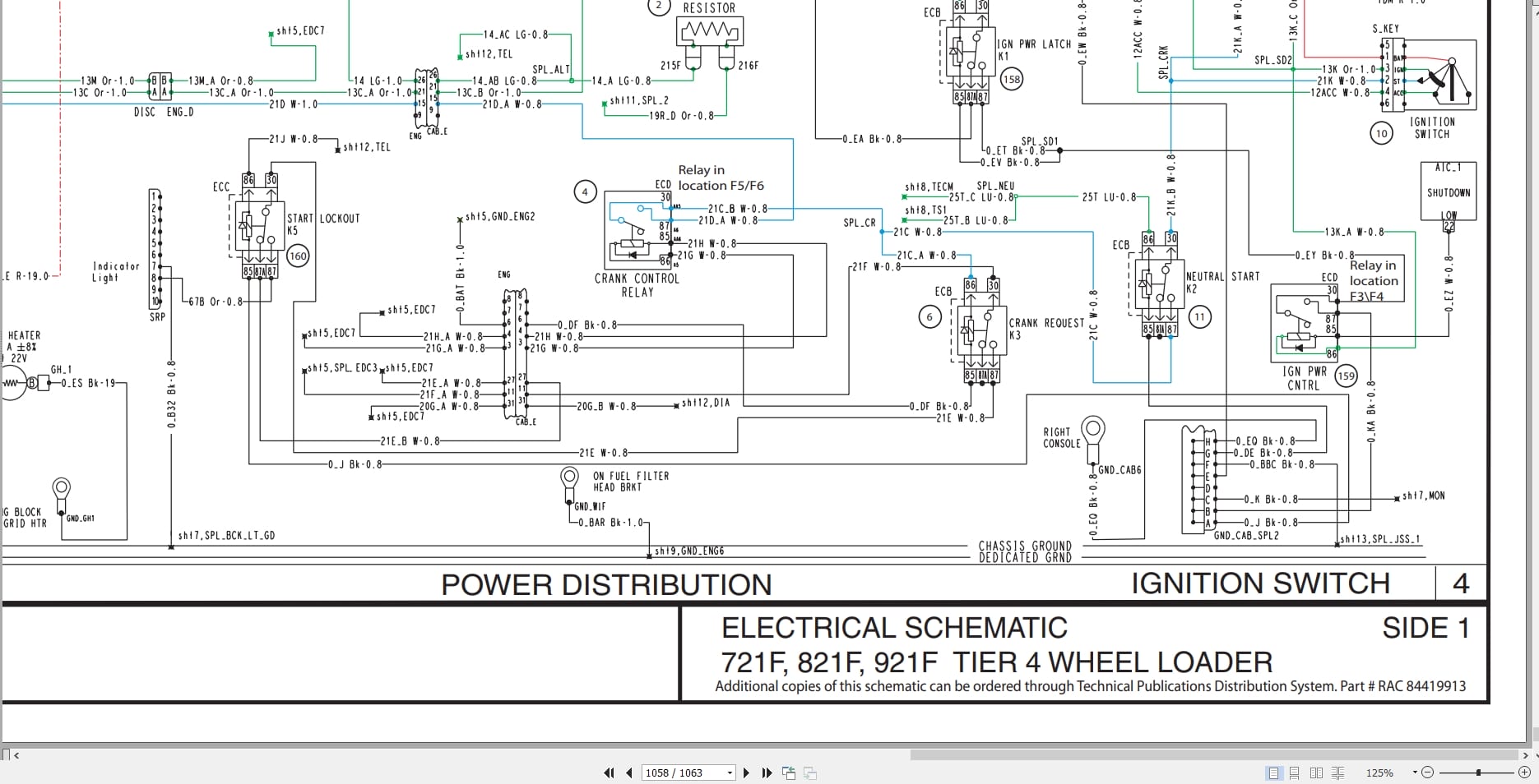 Case Wheel Loader 821F 921F Tier 4 Service Manual 84487565 (3)