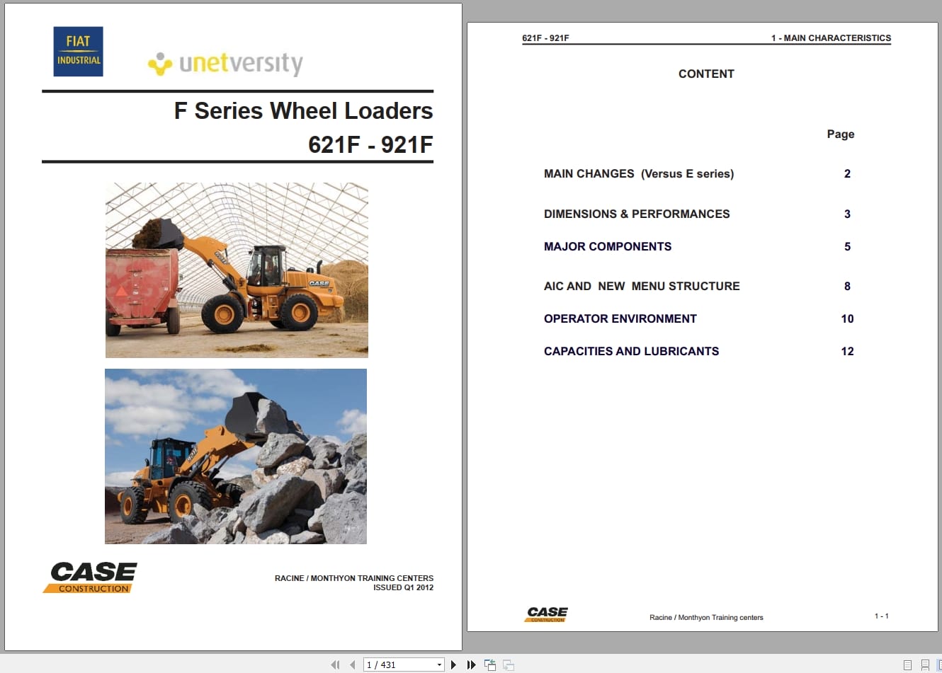 Case Wheel Loader F Series 621F to 921F Service Manual (1)