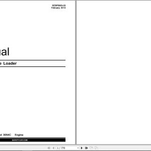 Caterpillar Backhoe Loader 416F Parts Manual SEBP5963 03 2013 (1)