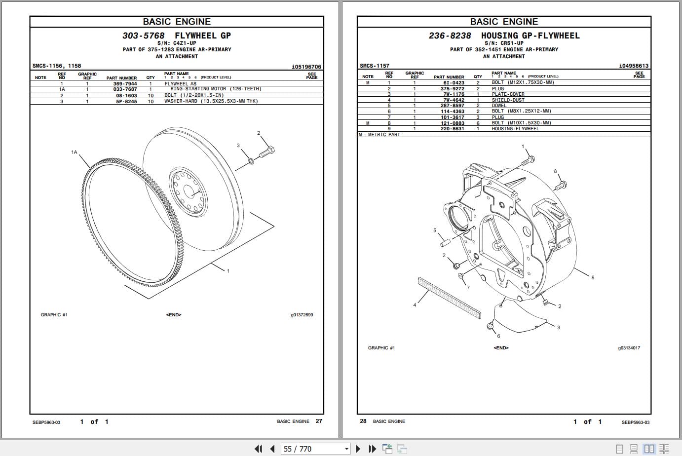 Caterpillar Backhoe Loader 416F Parts Manual SEBP5963 03 2013 (2)