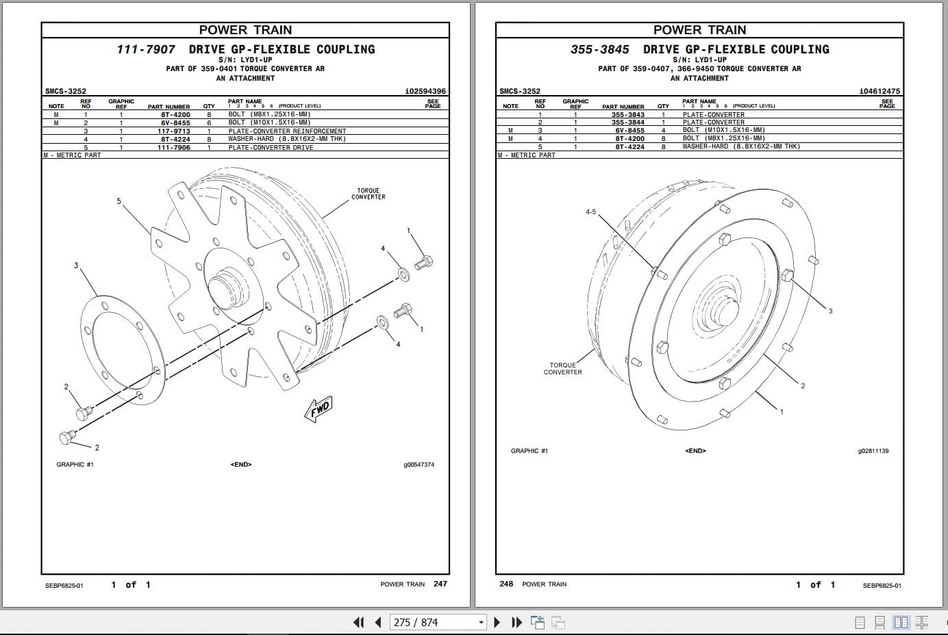 Caterpillar Backhoe Loader 430F2 Parts Manual SEBP6825 01 2015 (2)