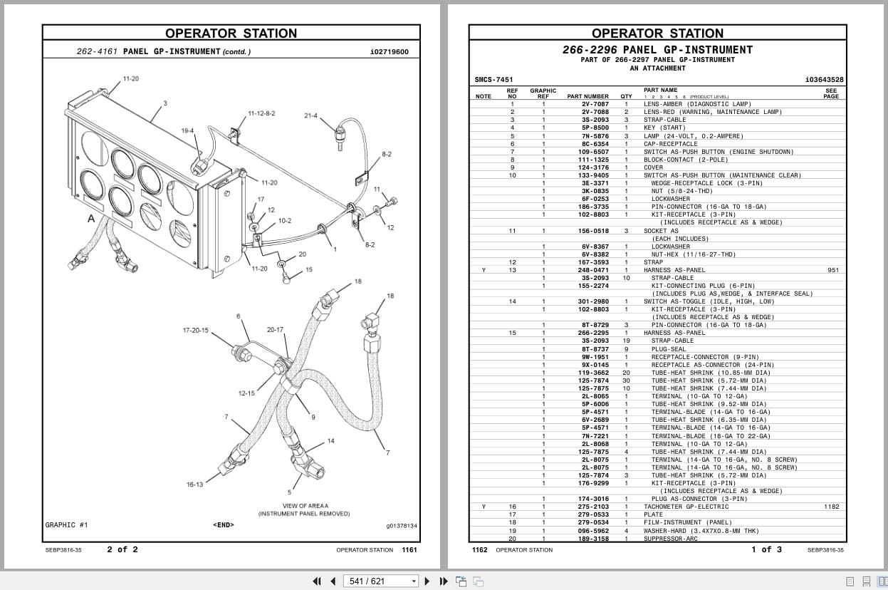 Caterpillar Engine C18 Parts Manual SEBP3816 35 Volume II (2)