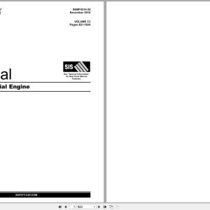 Caterpillar Engine C6.6 Parts Manual SEBP4314 35 Volume II (1)