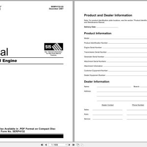 Caterpillar Engine C9 Parts Manual SEBP4132 25 (1)