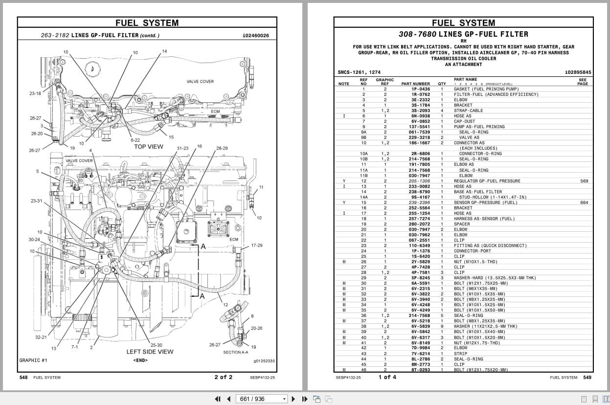 Caterpillar Engine C9 Parts Manual SEBP4132 25 (2)