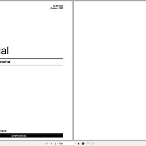 Caterpillar Excavator 323D2 L Parts Manual SEBP6227 2013 (1)