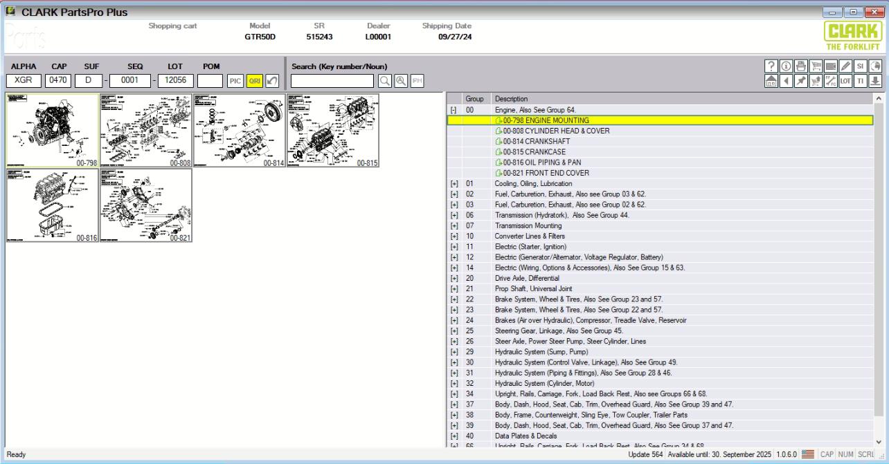 Clark ForkLift Parts Pro Plus EPC v564 08.2025 Spare Parts Catalog 2