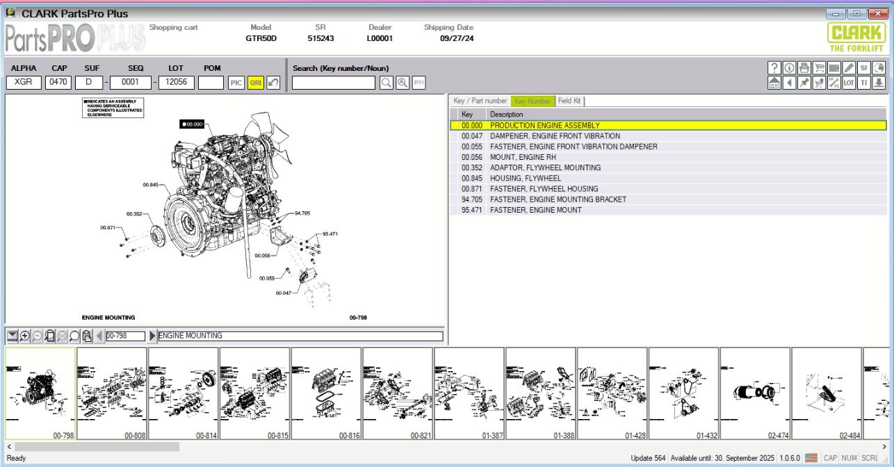 Clark ForkLift Parts Pro Plus EPC v564 08.2025 Spare Parts Catalog 3