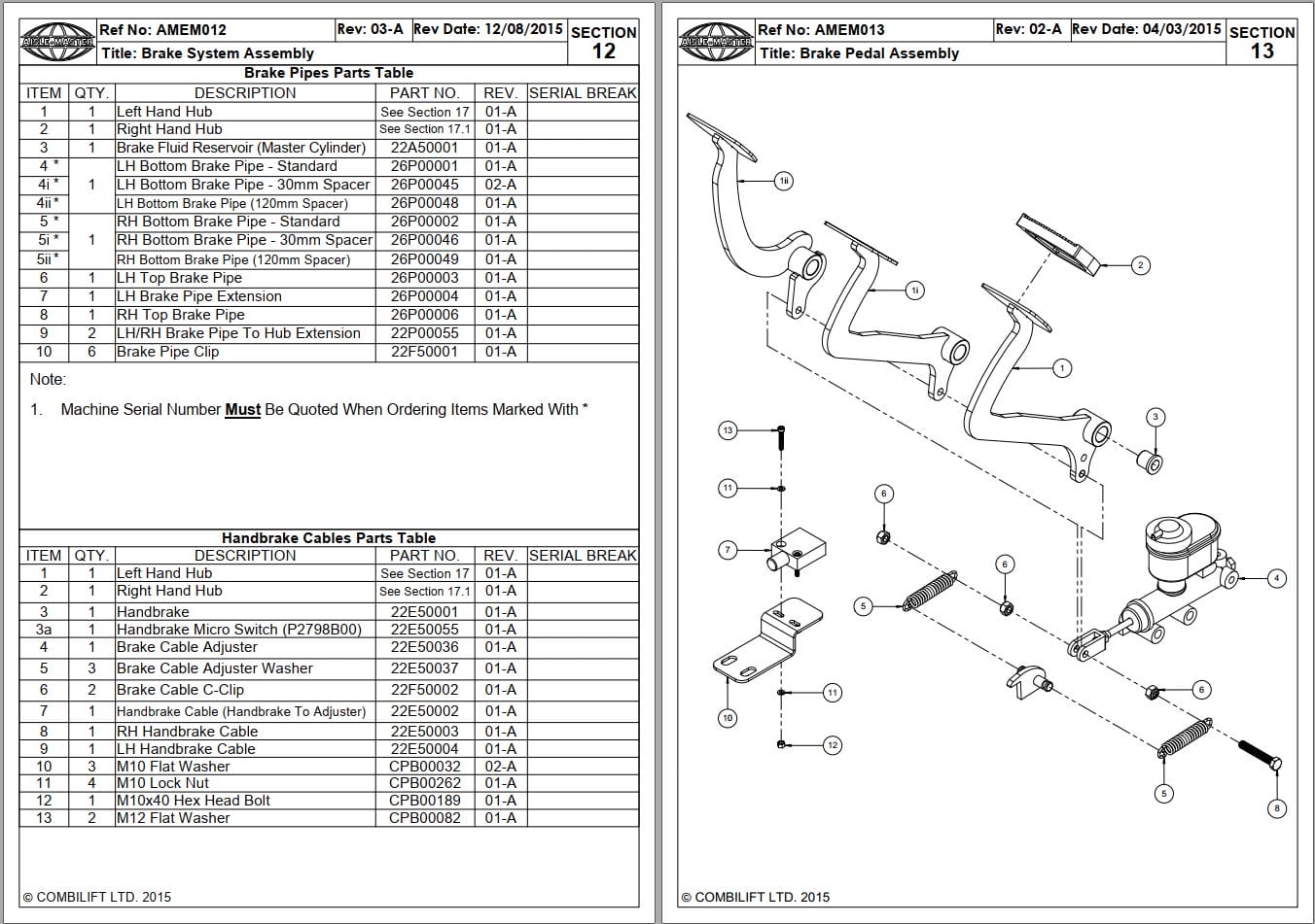 Combilift Forklift AME Parts Manual (2)