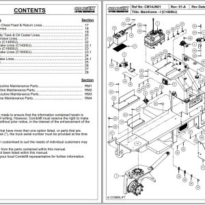 Combilift Forklift C14000J Parts Manual (1)