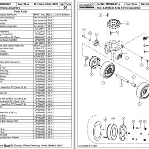 Combilift Forklift MR Parts Manual (1)