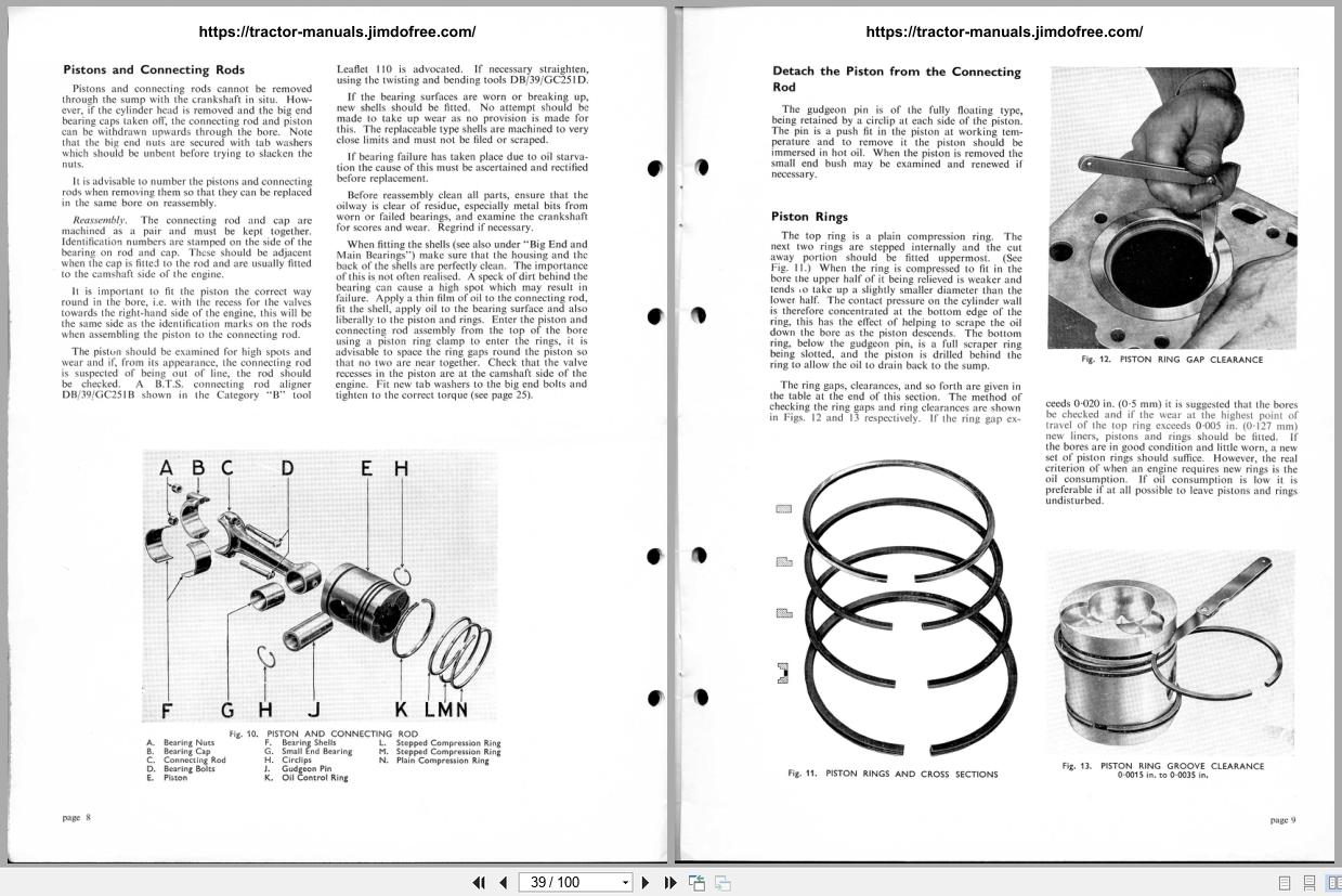 David Brown Tractor 850 to 990 Implematic Repair Manual DBT445 (2)