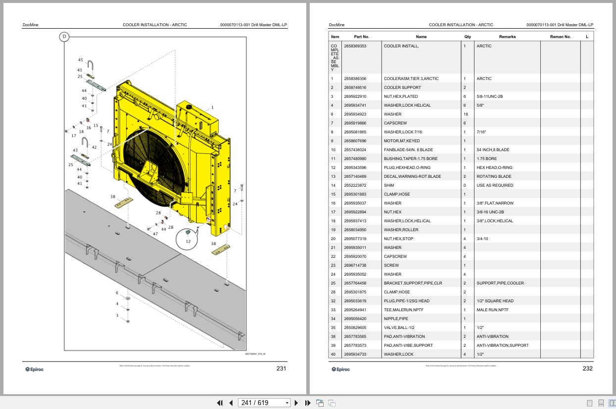 Epiroc Drill Rig DML LP Spare Parts Catalog (2)