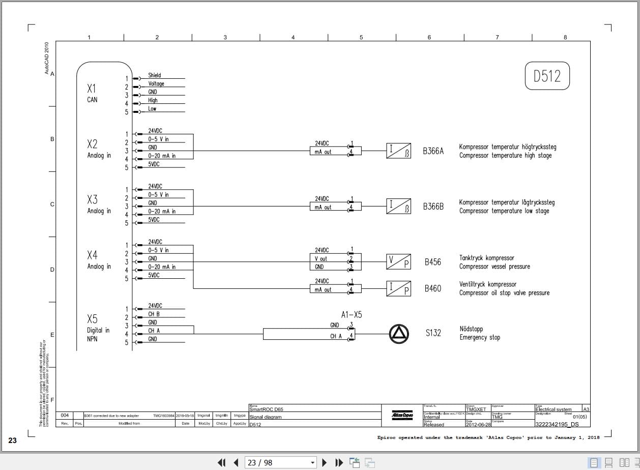Epiroc Drill Rigs SmartROC D65 10LF Diagrams And Drawings 2019 (2)