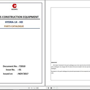 Escorts Crane HYDRA 14 HD Parts Catalog 2017 (1)