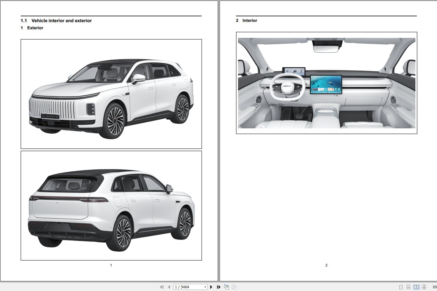 Exeed E0Y REEV 2025 Service Manual (2)