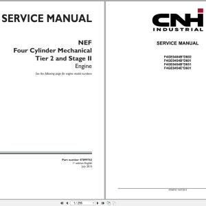 FPT Engine NEF Tier 2 Stage II Service Manual 47899763 (1)