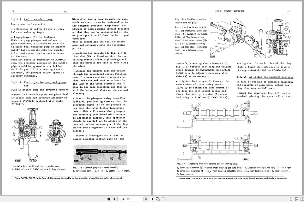 Fiat Allis Crawler Dozer 10 C Service Manual 60406181 (2)