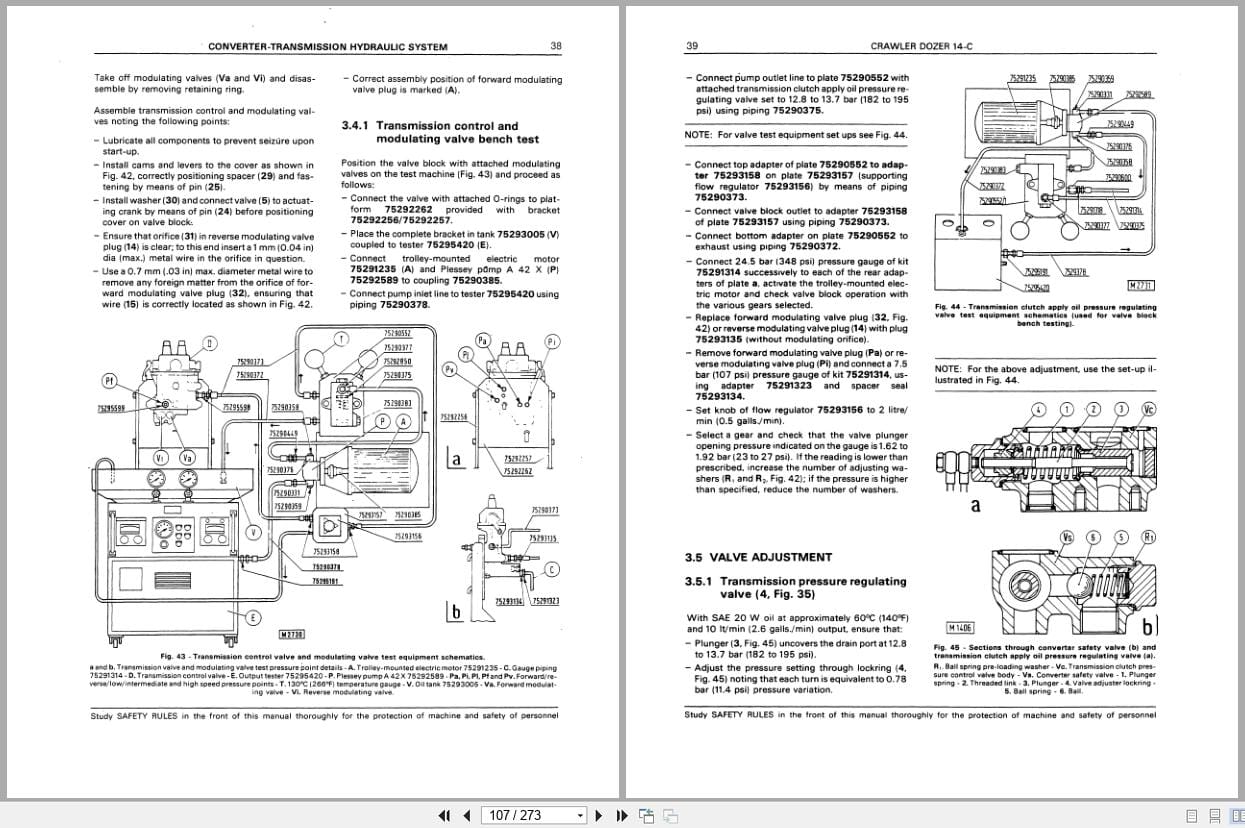 Fiat Allis Crawler Dozer 14C Service Manual 73158155 (2)