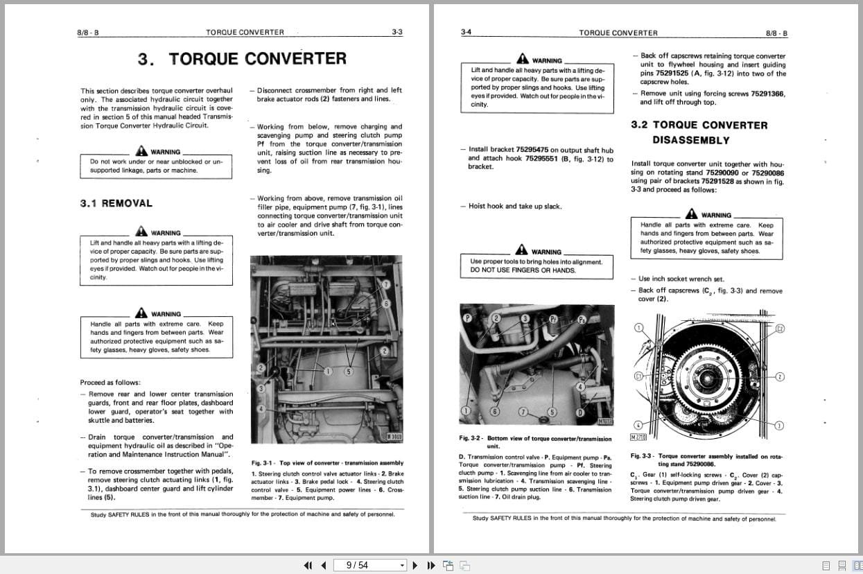 Fiat Allis Crawler Dozer 8 8 B Service Manual 60406362 (2)