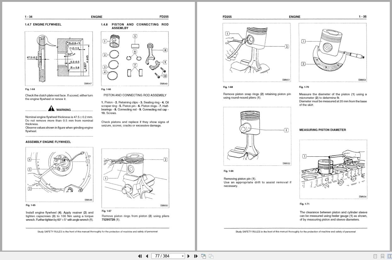 Fiat Allis Crawler Dozer FD255 Service Manual 60402214 (2)