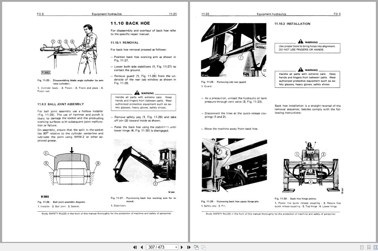 Fiat Allis Crawler Dozer FD5 FL5 FL5B Service Manual 73158151 (2)