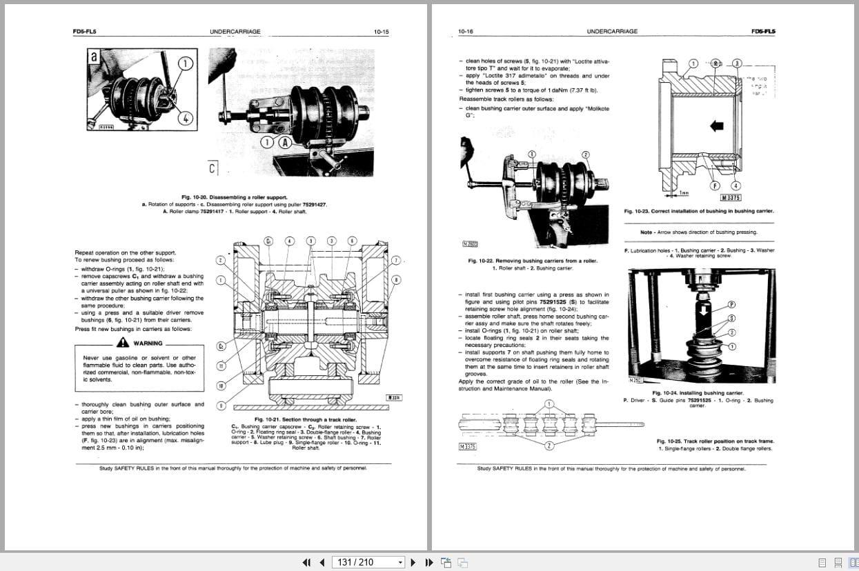 Fiat Allis Crawler Loader FL5 FL5B FD5 Service Manual 60406358 (2)