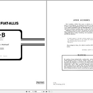 Fiat Allis Crawler Tractor 16 B Transmission Service Manual 70674537 (1)