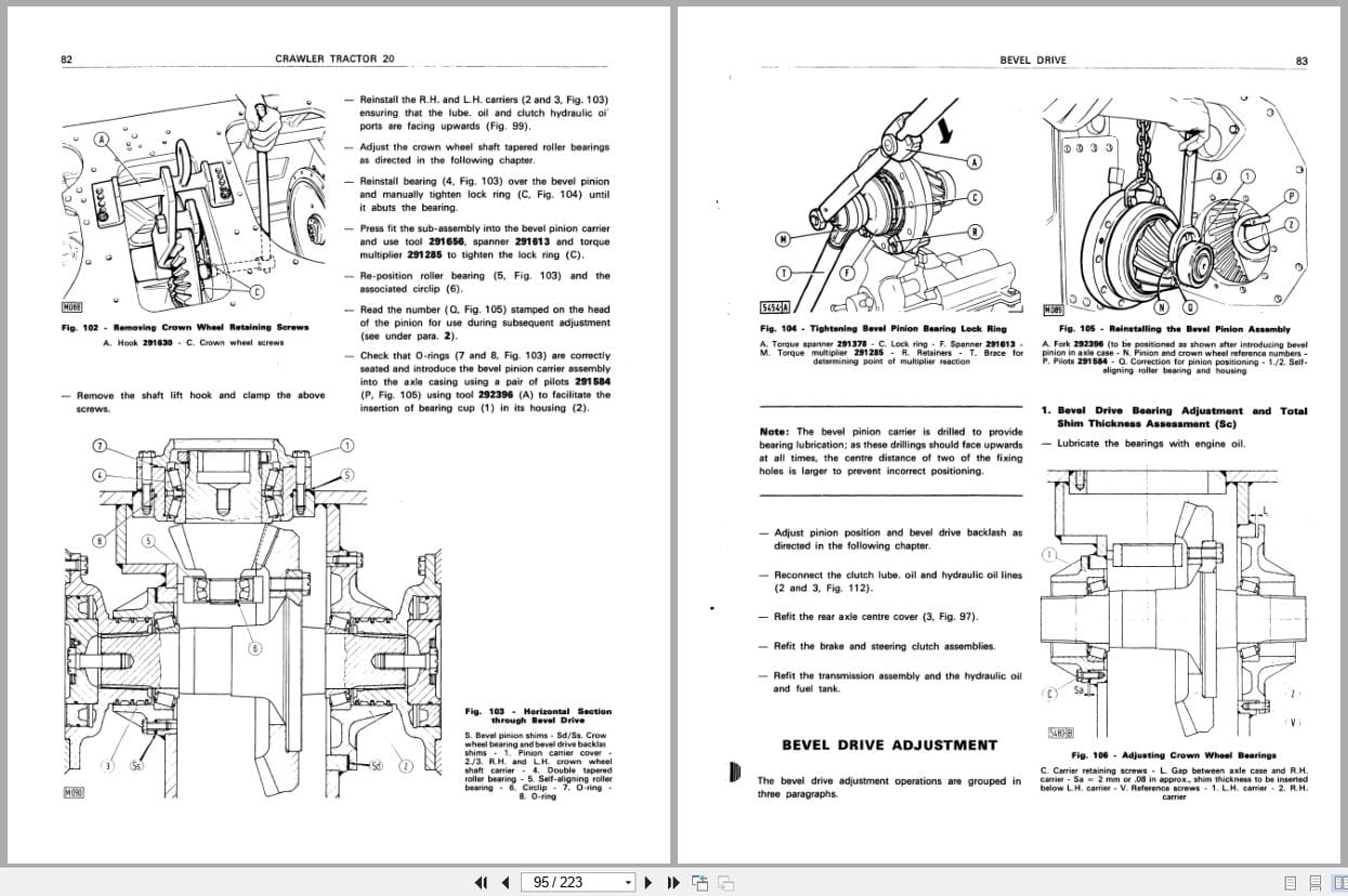 Fiat Allis Crawler Tractor 20 Convert Service Manual 60406024 (2)