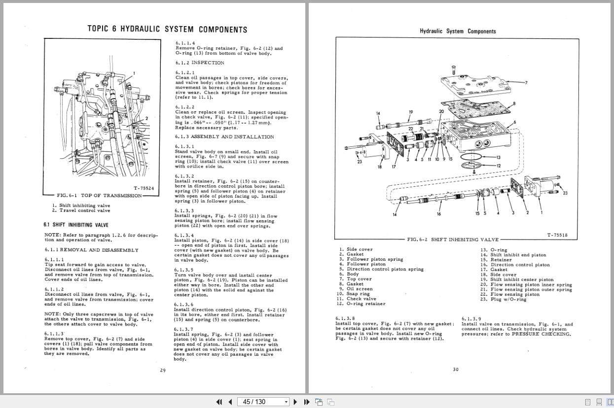 Fiat Allis Crawler Tractor 21 C Transmission Service Manual 70699320 (2)