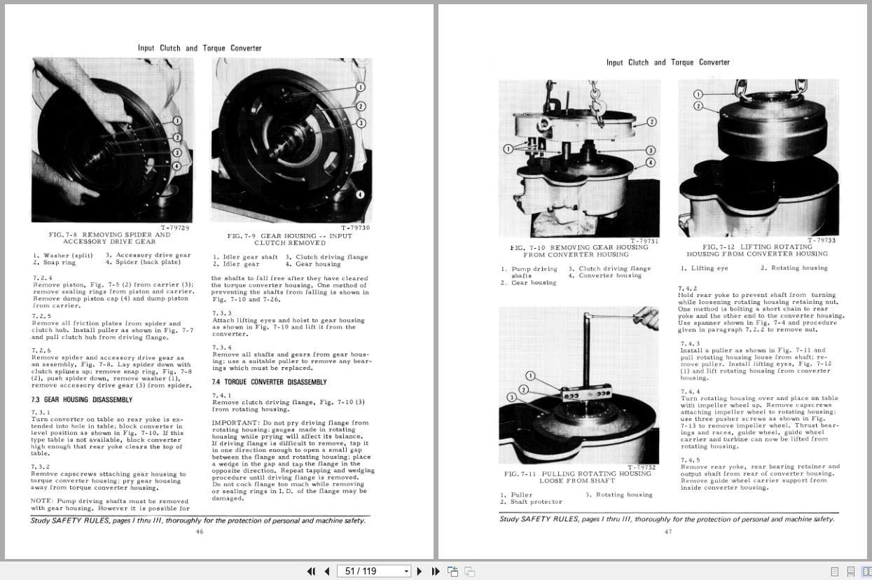 Fiat Allis Crawler Tractor 31 Transmission Service Manual 73108460 (2)