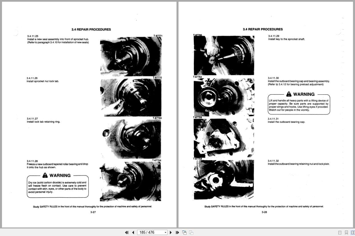 Fiat Allis Crawler Tractor FD145 Service Manual 60406580 (2)