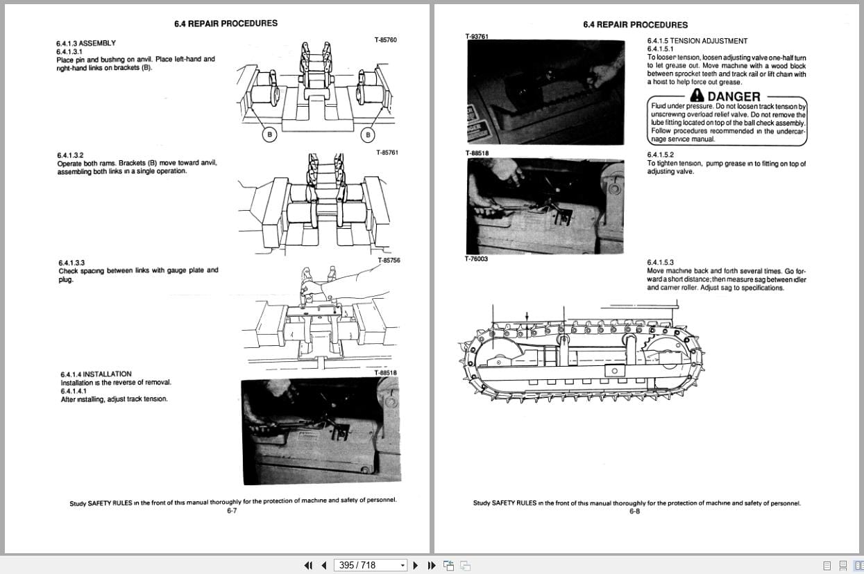 Fiat Allis Crawler Tractor FD14E Service Manual 73156500 (2)
