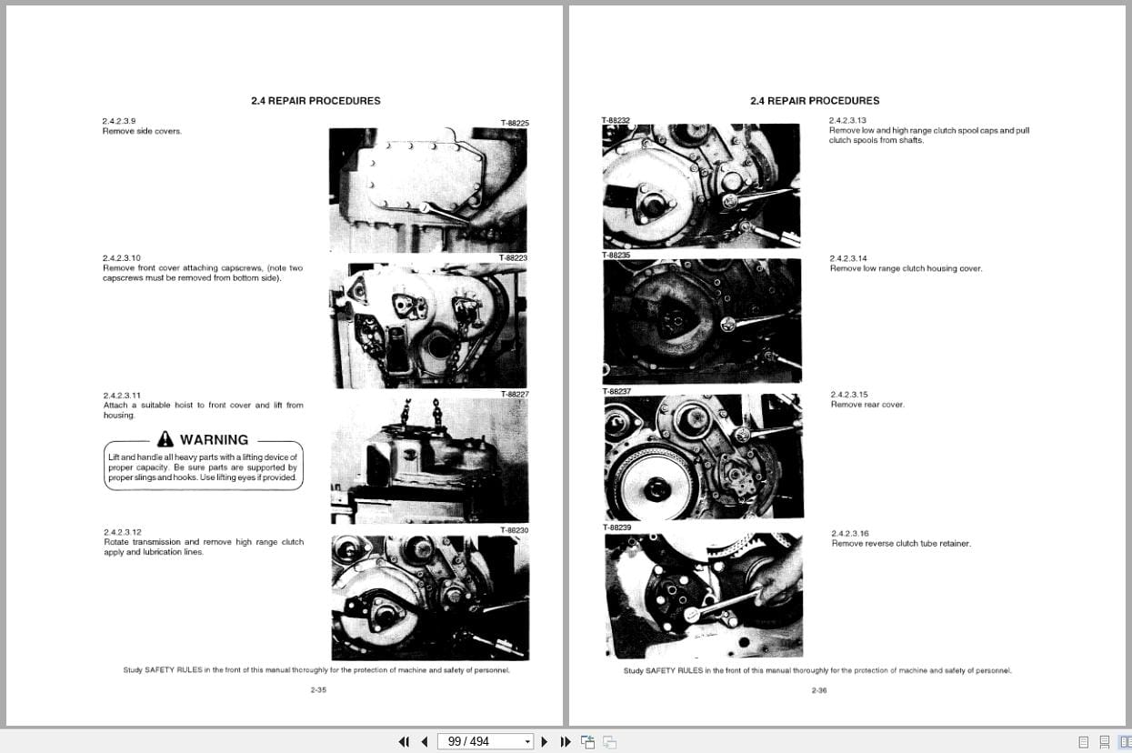 Fiat Allis Crawler Tractor FD175 Service Manual 60406572 (2)