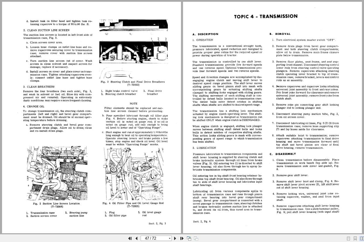 Fiat Allis Crawler Tractor HD 6A HD6 8 HD 6E HD6G Service Manual 70650432 (2)