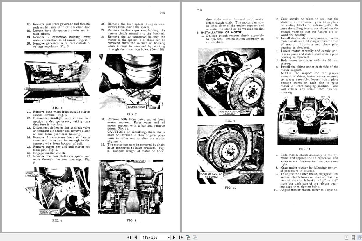 Fiat Allis Crawler Tractor HD 7 HD 10 HD 14 Service Manual 70626143 (2)