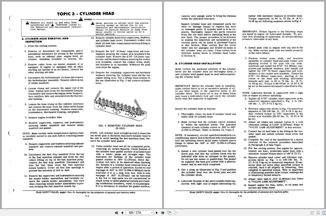 Fiat Allis Engine 2800 2800MKI 2900 2900MKI Service Manual 73110787 (2)